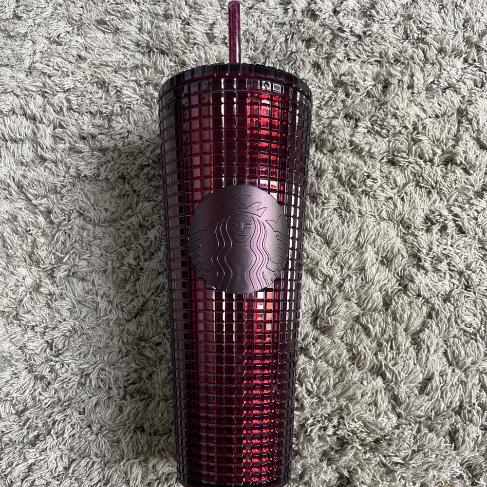 Starbucks Berry Plum Disco Grid Cold Cup